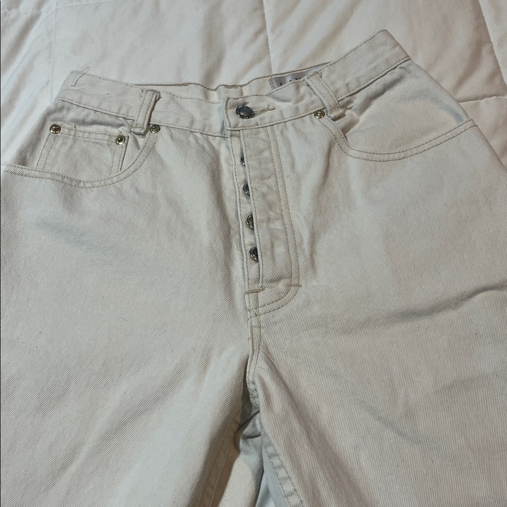 Vintage Lawman’s White Jeans - Picture 4 of 13